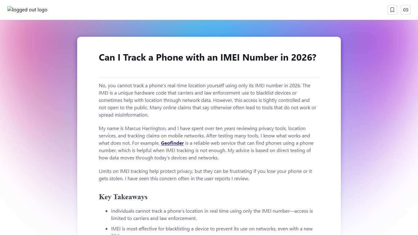 Can I Track a Phone with an IMEI Number in 2026? | Scribe